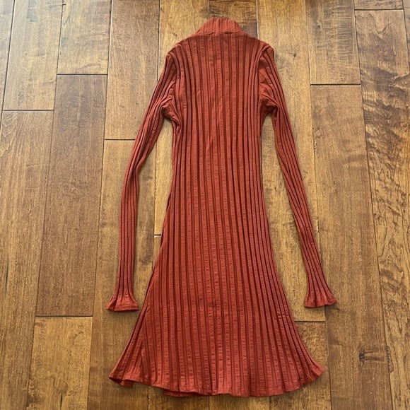 Reformation Libra long-sleeve knit minidress size L - Picture 8 of 8